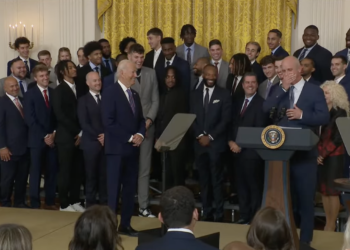 UConn Coach Dan Hurley Drops S-Bomb at White House While Celebrating Huskies' Back-to-Back Titles